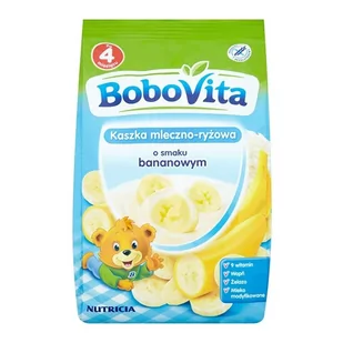 Bobovita Kaszka Mleczno - Ryżowa Bananowa 230 G - Kaszki dla dzieci - miniaturka - grafika 1