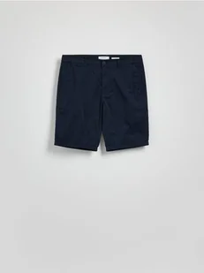 Reserved - Szorty chino slim - granatowy - Spodenki męskie - miniaturka - grafika 1