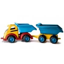 Mighty Wywrotka z przyczepą Viking Toys - Samochody i pojazdy dla dzieci - miniaturka - grafika 1