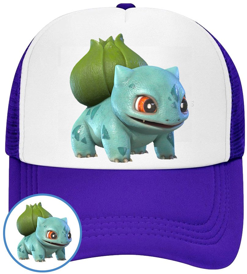 CZAPKA Z DASZKIEM POKEMON PIKACHU DLA DZIECI SIATKA