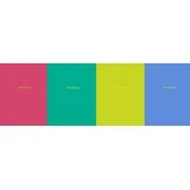 Zeszyty szkolne - Astra papiernicze Brulion A5/80K linia Colour mood papiernicze - miniaturka - grafika 1