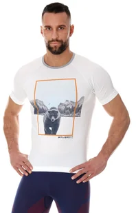 SS13240A  koszulka męska Running Air, Kolor biały, Rozmiar S, Brubeck - Koszulki sportowe męskie - miniaturka - grafika 1