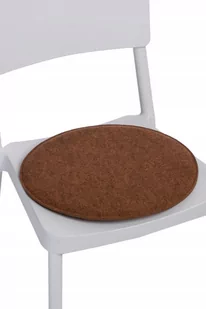 D2.Design Poduszka na krzesło okrągła pom melanż - Poduszki ogrodowe - miniaturka - grafika 1