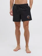 Kąpielówki męskie - Jack&Jones szorty kąpielowe JPSTMAUI STAR SWIMSHORTS STYD SS25 12287670 BLACK L - miniaturka - grafika 1