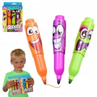 Przybory szkolne - DUMEL PACHNĄCE MARKERY ŚMIESZNE MINKI ZESTAW SZKOLNY 3 SZTUKI ZAPACH OWOCÓW - miniaturka - grafika 1