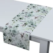 Obrusy i serwetki - Dekoria pl Bieżnik prostokątny magnolie na miętowym tle 40 × 130 cm Flowers 410-143-66 - miniaturka - grafika 1