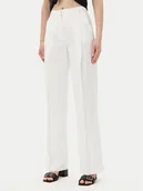 Spodnie damskie - Silvian Heach Spodnie materiałowe Nieva GPP25374PA Biały Wide Leg - miniaturka - grafika 1