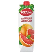 Soki i napoje niegazowane - Fortuna Fort Sok 100% z Czerwonego Grejpfruta 1 L - w kartonie - miniaturka - grafika 1
