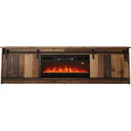 Szafki RTV - Szafka RTV GRANERO+kominek 200x56,7x35 old wood - miniaturka - grafika 1