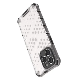 Honeycomb etui iPhone 14 Pro pancerny hybrydowy pokrowiec przezroczyste - Etui i futerały do telefonów - miniaturka - grafika 14