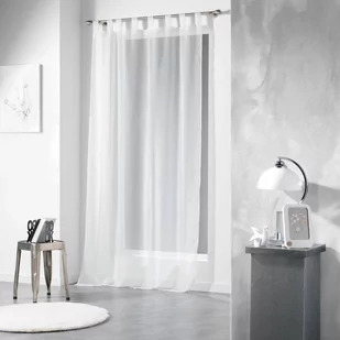 Douceur d'Intérieur douceur D l'intérieur  1364005, firanka, 140x240 cm, woal przechodniów, woal Uni jednokolorowy Kolory, biały 1364005 - Zasłony - miniaturka - grafika 1
