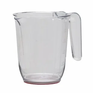 Dzbanek z miarką Glossy 0,5 l transparentny - Pozostałe akcesoria kuchenne - miniaturka - grafika 1