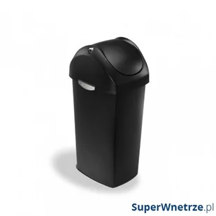 Kosz kuchenny na śmieci uchylny 60l Simple Human czarny kod: CW1333 - Kosze na śmieci Kosz kuchenny na śmieci uchylny 60l Simple Human czarny kod: CW1333 - Kosze na śmieci - miniaturka - grafika 1