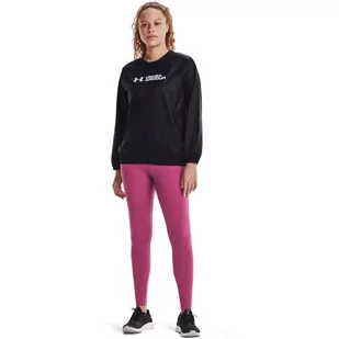 Bluza damska Under Armour Recover Woven Shine Crew - Bluzy sportowe damskie - miniaturka - grafika 4