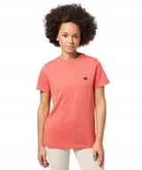 Koszulki i topy damskie - T-shirt Wrangler REGULAR TEE 112350275 Brunt Sienna S - miniaturka - grafika 1