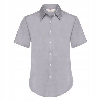 FRUIT OF THE LOOM Koszula Damska Krótki Rękaw Szara Rozmiar: XXL