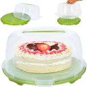 Pojemniki kuchenne - Pojemnik na tort ciasto patera z kloszem pokrywka - miniaturka - grafika 1