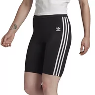 Legginsy - Adidas Legginsy Adicolor Classics Primeblue High-Waisted Short Tights GN2842 - czarne - miniaturka - grafika 1