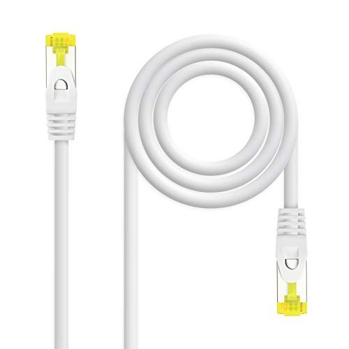 Kabel sieciowy LSZH Cat.6A SFTP, AWG26, biały, długość 3,0 m. Idealny do szybkich połączeń sieciowych i środowisk wymagających materiałów o niskiej emisji d