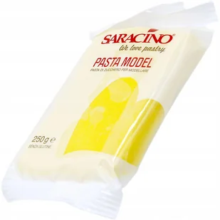 Masa Do Modelowania Figurek Saracino Żółta 250G - Dodatki do ciast w proszku - miniaturka - grafika 1