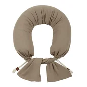 Poduszki do karmienia - Hi Little One poduszka ciążowa dla Mamy i Noworodka MULTI 3w1 BIO bawełna KANGOO Dark Oak - miniaturka - grafika 1