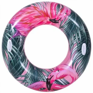 JILONG Koło dmuchane duże 115cm tropik 37598 - Materace dmuchane i koła do pływania - miniaturka - grafika 1