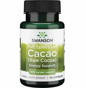 Full Spectrum Cacao (Raw Cocoa) 400 mg (60 kaps.) - Suplementy diety - miniaturka - grafika 1