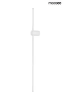 Lampy ścienne - MOOSEE lampa ścienna OMBRE 100 biała - miniaturka - grafika 1