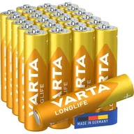 Baterie i akcesoria - Baterie AAA LR03 VARTA Longlife (24 szt.) - miniaturka - grafika 1