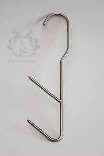 Hak do wędzarni podwójny duży 200/4 - Akcesoria do grilla - miniaturka - grafika 1