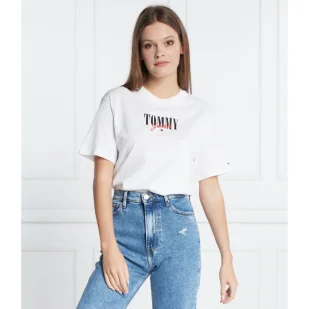 Tommy Jeans T-shirt | Regular Fit - Koszulki i topy damskie - miniaturka - grafika 1