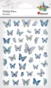 Szkolne artykuły papiernicze - Naklejki foliowe Motyle niebieskie i holograficzne - Titanum - miniaturka - grafika 1