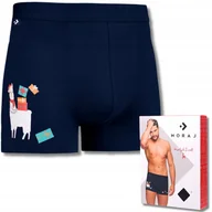 Majtki męskie - ŚWIĄTECZNE BOKSERKI MĘSKIE MAJTKI BAWEŁNIANE PREZENT NA ŚWIĘTA MORAJ XL - miniaturka - grafika 1