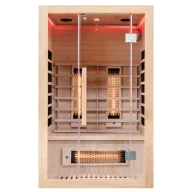 Sauny - Massi Sauna wewnętrzna niskotemperaturowa infrared na podczerwień 2 - 3 osobowa 120 x 105 CM - miniaturka - grafika 1
