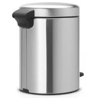 Kosze na śmieci - Brabantia kosz z pedałem NEWICON 5 l stalowy - miniaturka - grafika 1