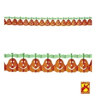 Dekoracje sali - Girlanda dynie dynia pomarańczowo-zielona 4 m halloween - miniaturka - grafika 1