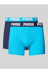 Obcisłe bokserki z detalem z logo w zestawie 2 szt. - Puma - Majtki damskie - miniaturka - grafika 1