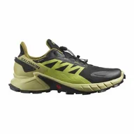 Buty sportowe damskie - Buty Salomon Supercross 4 GTX Black / Leek Green - miniaturka - grafika 1