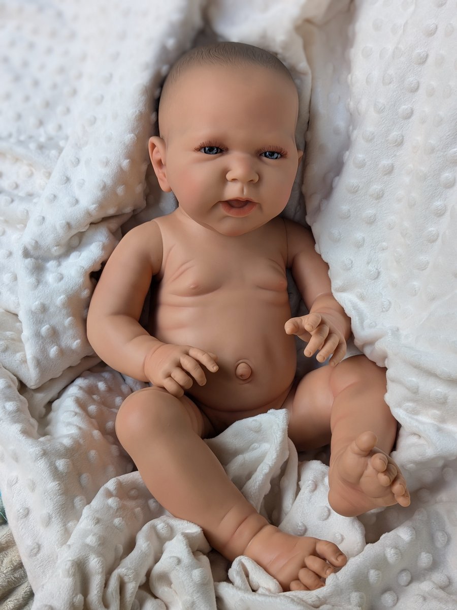 Duża lalka bobas, hiszpańska, cała winylowa, Matilda 52 cm