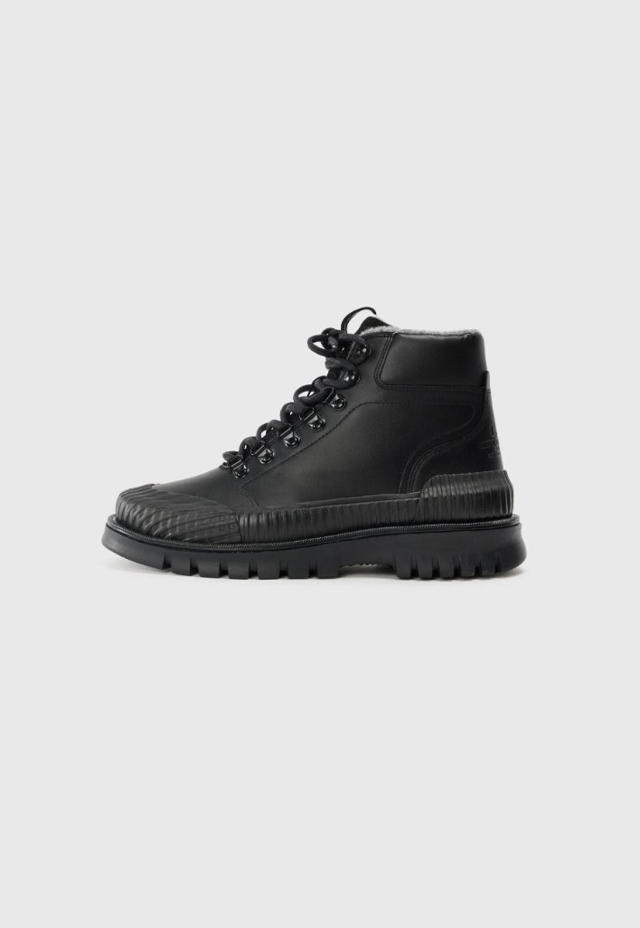 Obuwie Buty Trzewiki Botki skórzane wiązane Gant Nebrada 45 czarne