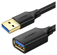 Kable USB - Ugreen USB 3.0 - USB 3.0 gniazdo 3m czarny - miniaturka - grafika 1
