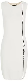 Armani Exchange Damska sukienka z logo Signature Knit Mini, Iso, XS - Sukienki - miniaturka - grafika 1