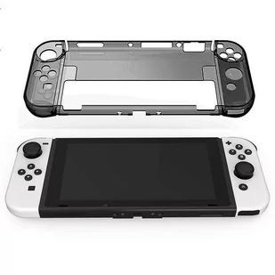 Mocne etui ochronne Alogy wstrząsoodporne do Nintendo Switch OLED Czarne - Akcesoria do Nintendo - miniaturka - grafika 1
