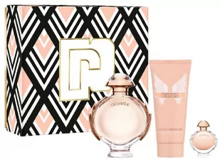 Zestaw Paco Rabanne Olympea Eau De Perfume Spray 80 ml + Balsam do ciała 100 ml + Miniatura 6 ml (3349668613700) - Zestawy kosmetyków damskich - miniaturka - grafika 1
