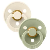 Smoczki uspokajające - Smoczek BIBS Colour 2211416 6-18 m Wielokolorowy (2 sztuki) - miniaturka - grafika 1