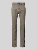 Spodnie męskie - Spodnie o kroju slim fit z wpuszczanymi kieszeniami i kieszeniami z tyłu model ‘NATAN’ - miniaturka - grafika 1