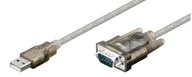 Adaptery i przejściówki - Microconnect 68875 adapter kablowy 1,5 m USB Typu-A VGA (D-Sub) Przezroczysty - miniaturka - grafika 1
