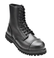 Botki damskie - Brandit Vegantom Boots – wegańskie botki, imitacja skóry, Black 10 Eylets, 40 EU - miniaturka - grafika 1