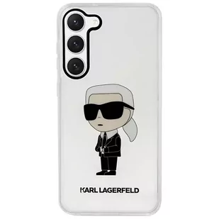 Etui ochronne na telefon Karl Lagerfeld KLHCS23MHNIKTCT do Samsung Galaxy S23+ Plus S916 transparent hardcase Ikonik Karl Lagerfeld - Etui i futerały do telefonów - miniaturka - grafika 3