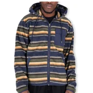 Kurtki męskie - Kurtka męska polarowa RVCA Hawthrone – lekki mikropolar z kapturem-M - miniaturka - grafika 1